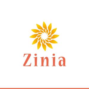 河原崎英男 (kawarazaki)さんのアパレルショップサイト『Zinia』のロゴデザインへの提案