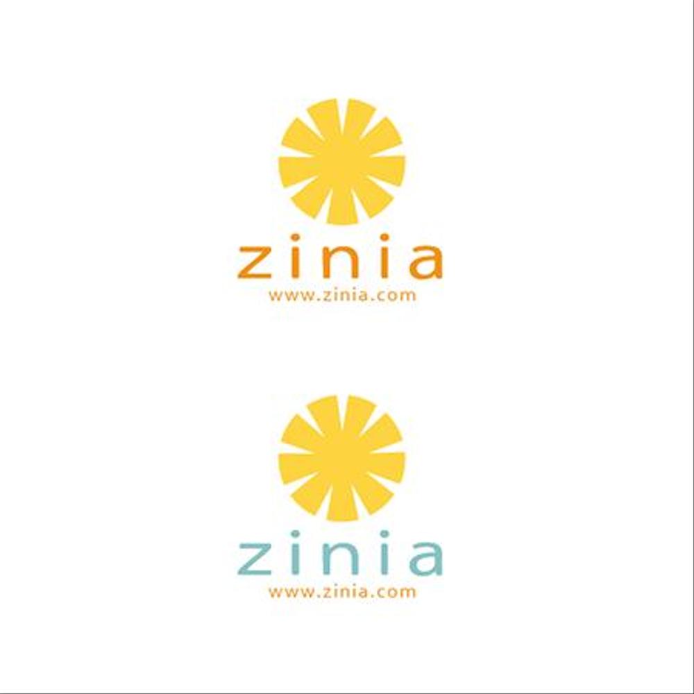 アパレルショップサイト『Zinia』のロゴデザイン