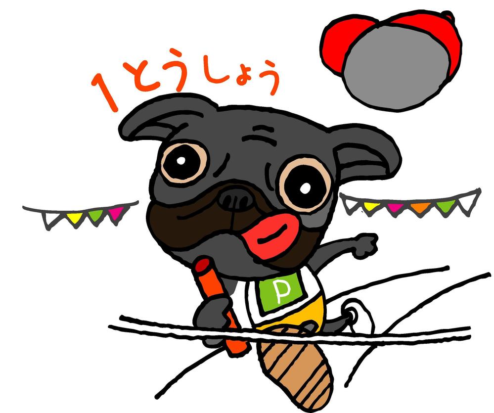 犬のキャラLINEスタンプデザイン作成