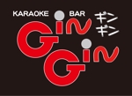 758a1 (758a1)さんのKARAOKE BAR「GIN×GIN」のロゴへの提案