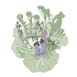 ki-mi  (ki2116)さんの野菜のブーケや野菜のアレンジメントのイラストへの提案