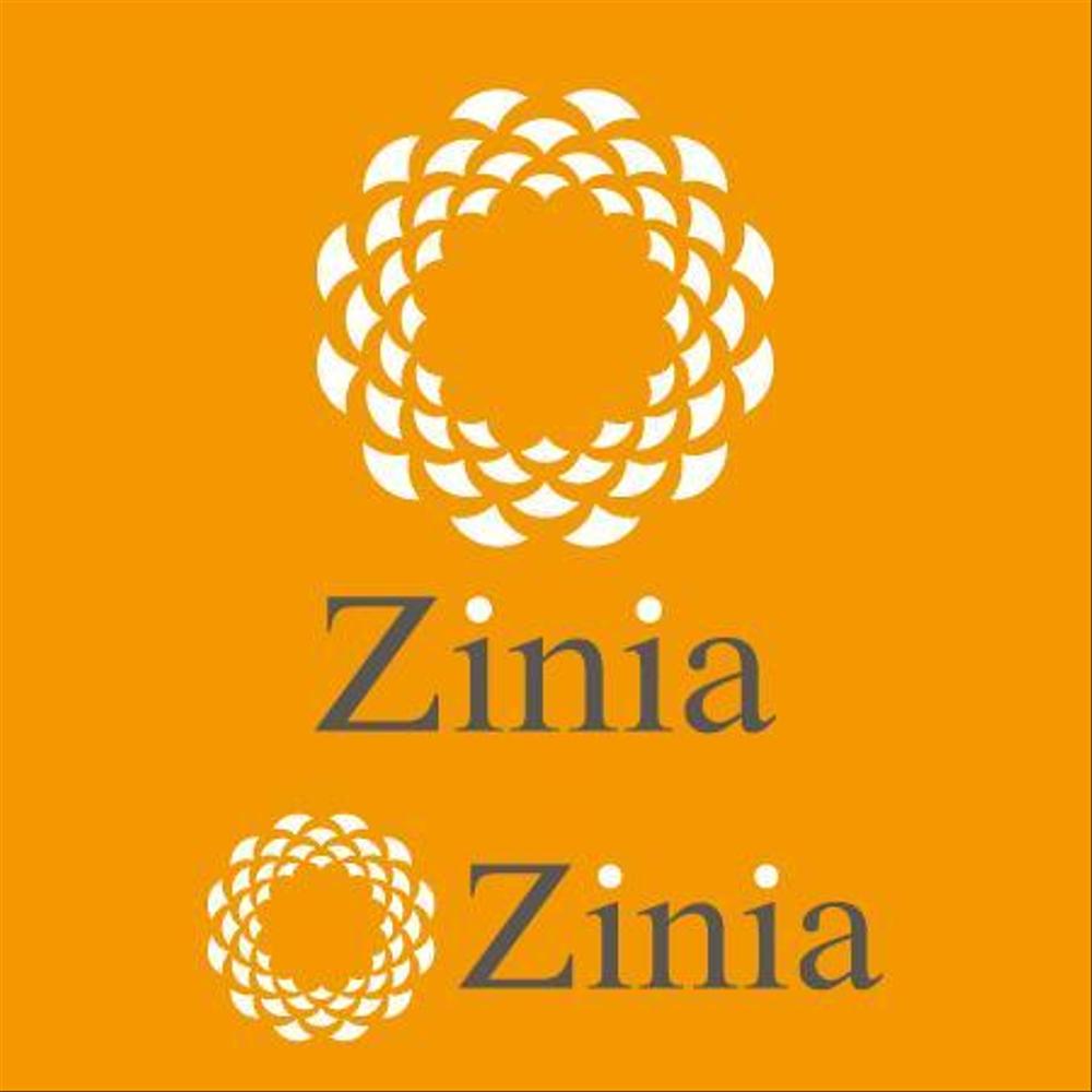 アパレルショップサイト『Zinia』のロゴデザイン