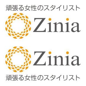 aim150さんのアパレルショップサイト『Zinia』のロゴデザインへの提案