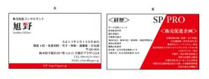 PTM design (pen2_graphics)さんの販売促進コンサルタントの名刺デザインへの提案