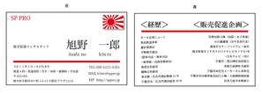PTM design (pen2_graphics)さんの販売促進コンサルタントの名刺デザインへの提案