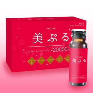 かな ()さんのコラーゲンドリンクのパッケージデザイン及びラベルデザインへの提案