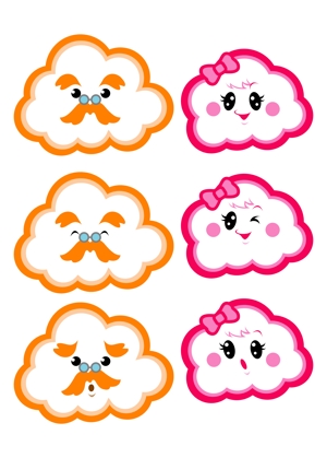 猫日和 (ak_design)さんの雲のキャラクター制作への提案
