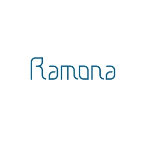 ロゴ研究所 (rogomaru)さんのネットショップ　インポートアクセサリーセレクトショップ「Ramona」または「RAMONA」のロゴ（文字だけでOKへの提案