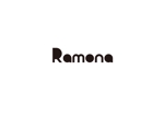 Y0U (yyyuuu)さんのネットショップ　インポートアクセサリーセレクトショップ「Ramona」または「RAMONA」のロゴ（文字だけでOKへの提案