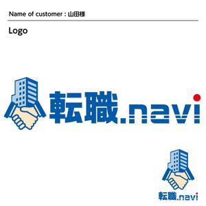 DESIGN DIVE (mstk0711)さんの不動産業界専門の転職サイト「不動産転職ナビ」のロゴ作成依頼への提案