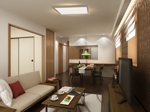 Life-Art3D (miya-mon)さんの建売住宅のリビングダイニングのインテリアデザインへの提案