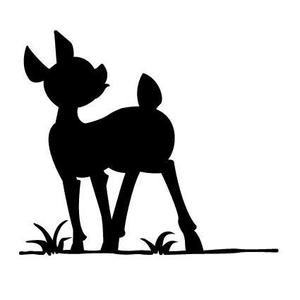 kei-ecoさんのバンビ（鹿）のシルエットタイプのイラスト作成への提案