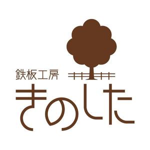 kids (kids)さんの飲食店（鉄板焼き）の看板ロゴ制作への提案