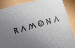 ork (orkwebartworks)さんのネットショップ　インポートアクセサリーセレクトショップ「Ramona」または「RAMONA」のロゴ（文字だけでOKへの提案