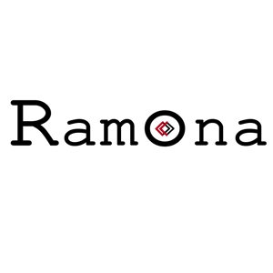 ooyamandamさんのネットショップ　インポートアクセサリーセレクトショップ「Ramona」または「RAMONA」のロゴ（文字だけでOKへの提案