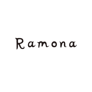 nest (nestg)さんのネットショップ　インポートアクセサリーセレクトショップ「Ramona」または「RAMONA」のロゴ（文字だけでOKへの提案
