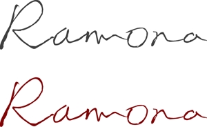 Yshiaki.H (yoshiaki0106)さんのネットショップ　インポートアクセサリーセレクトショップ「Ramona」または「RAMONA」のロゴ（文字だけでOKへの提案