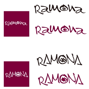 ookawa (family-ookawa)さんのネットショップ　インポートアクセサリーセレクトショップ「Ramona」または「RAMONA」のロゴ（文字だけでOKへの提案