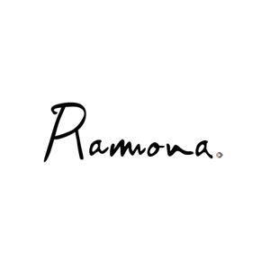 fplus (favolit_plus)さんのネットショップ　インポートアクセサリーセレクトショップ「Ramona」または「RAMONA」のロゴ（文字だけでOKへの提案