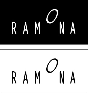 go sibasaki (gooze)さんのネットショップ　インポートアクセサリーセレクトショップ「Ramona」または「RAMONA」のロゴ（文字だけでOKへの提案