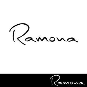 sarazou (Kirschblume)さんのネットショップ　インポートアクセサリーセレクトショップ「Ramona」または「RAMONA」のロゴ（文字だけでOKへの提案