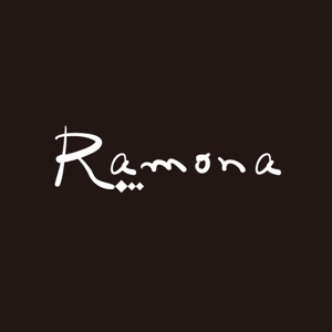 トランプス (toshimori)さんのネットショップ　インポートアクセサリーセレクトショップ「Ramona」または「RAMONA」のロゴ（文字だけでOKへの提案
