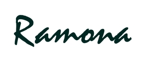babyblanketさんのネットショップ　インポートアクセサリーセレクトショップ「Ramona」または「RAMONA」のロゴ（文字だけでOKへの提案