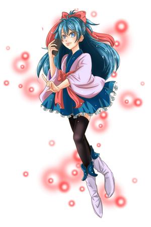 sakura (saku43)さんの200万DL突破の大人気アプリ「マンガ読破！」の公式キャラクターデザイン【継続依頼あり】への提案