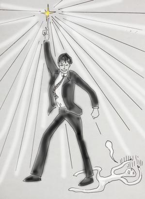 MicS (Mics)さんの人が脱皮をしているイメージイラストへの提案