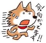 bec (HideakiYoshimoto)さんの秋田犬長毛種のイラスト製作依頼への提案
