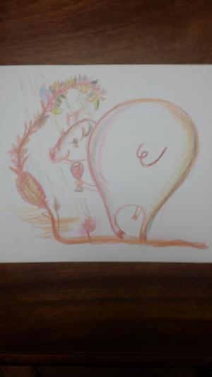 nagare1979 (nagare1979)さんの新しくオープンするビストロの豚のイラストへの提案