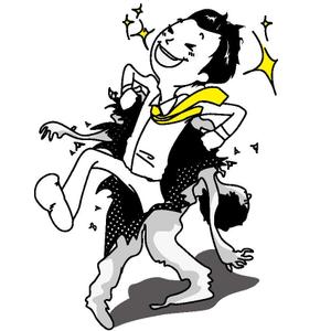 akari (la-3-i)さんの人が脱皮をしているイメージイラストへの提案