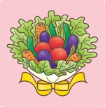 Akiko (illustakiko)さんの野菜のブーケや野菜のアレンジメントのイラストへの提案