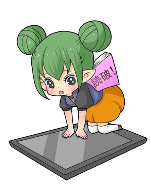 藤島もゆ (chomomo)さんの200万DL突破の大人気アプリ「マンガ読破！」の公式キャラクターデザイン【継続依頼あり】への提案
