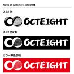 DESIGN DIVE (mstk0711)さんの飲食店・食品輸入等の統括会社「オクトエイト」のロゴ作成への提案