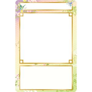 吉水 (seiwa)さんの女性的なカードフレームデザイン制作への提案