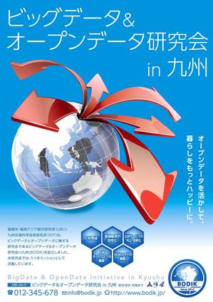 ging_155 (ging_155)さんのビッグデータ&オープンデータ研究会in九州のポスターデザインへの提案