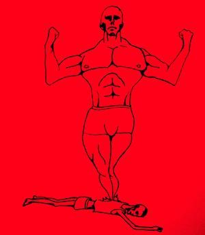 OKDD (OKDD)さんの人が脱皮をしているイメージイラストへの提案