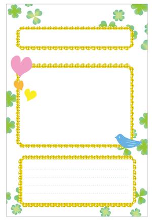 cake (green-tree)さんの女性的なカードフレームデザイン制作への提案