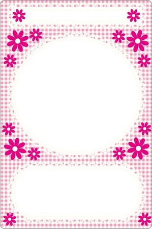 erihn ()さんの女性的なカードフレームデザイン制作への提案