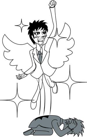 loveinko (loveinko)さんの人が脱皮をしているイメージイラストへの提案