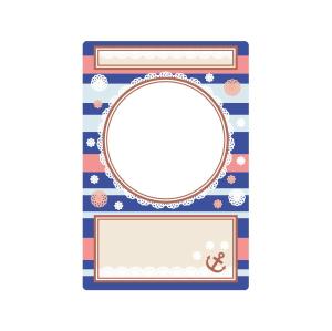 elevenさんの女性的なカードフレームデザイン制作への提案