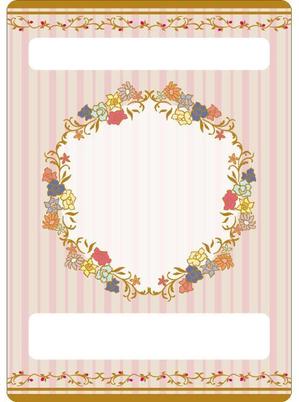 ほそかわ　れいこ (rufin222)さんの女性的なカードフレームデザイン制作への提案