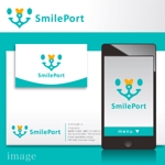 ＊ sa_akutsu ＊ (sa_akutsu)さんの接骨院、介護施設経営の『SmilePort』のロゴへの提案