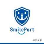 ふくみみデザイン (fuku33)さんの接骨院、介護施設経営の『SmilePort』のロゴへの提案