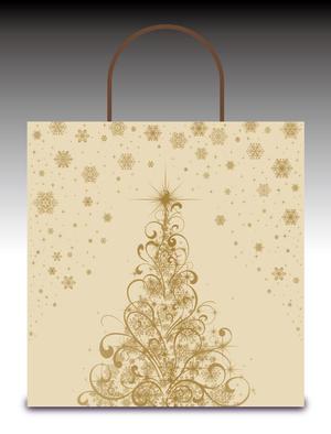 idc2011 ()さんの軽井沢 星野リゾート・ハルニレテラス クリスマスショップバック（手提げ袋）のデザインへの提案
