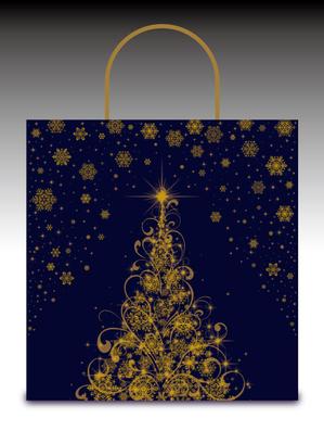 idc2011 ()さんの軽井沢 星野リゾート・ハルニレテラス クリスマスショップバック（手提げ袋）のデザインへの提案