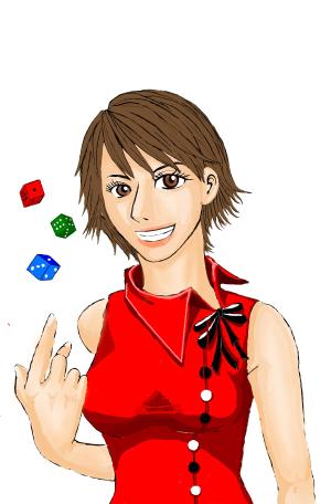 AZUMI (kerokerokaeru176)さんのライブ型ネットカジノゲームキャラクター「アイドルカジノ　通称アイカジ」への提案