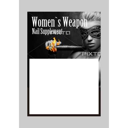 gino7 (gino7)さんのサプリメントラベル『Women`s Weapon』のデザインを依頼します。への提案