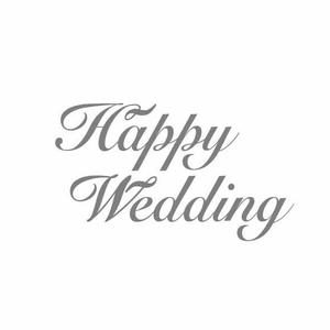 green_Bambi (green_Bambi)さんの「Happy　Wedding」という文字のロゴをお願いしたい(文字のみ)への提案
